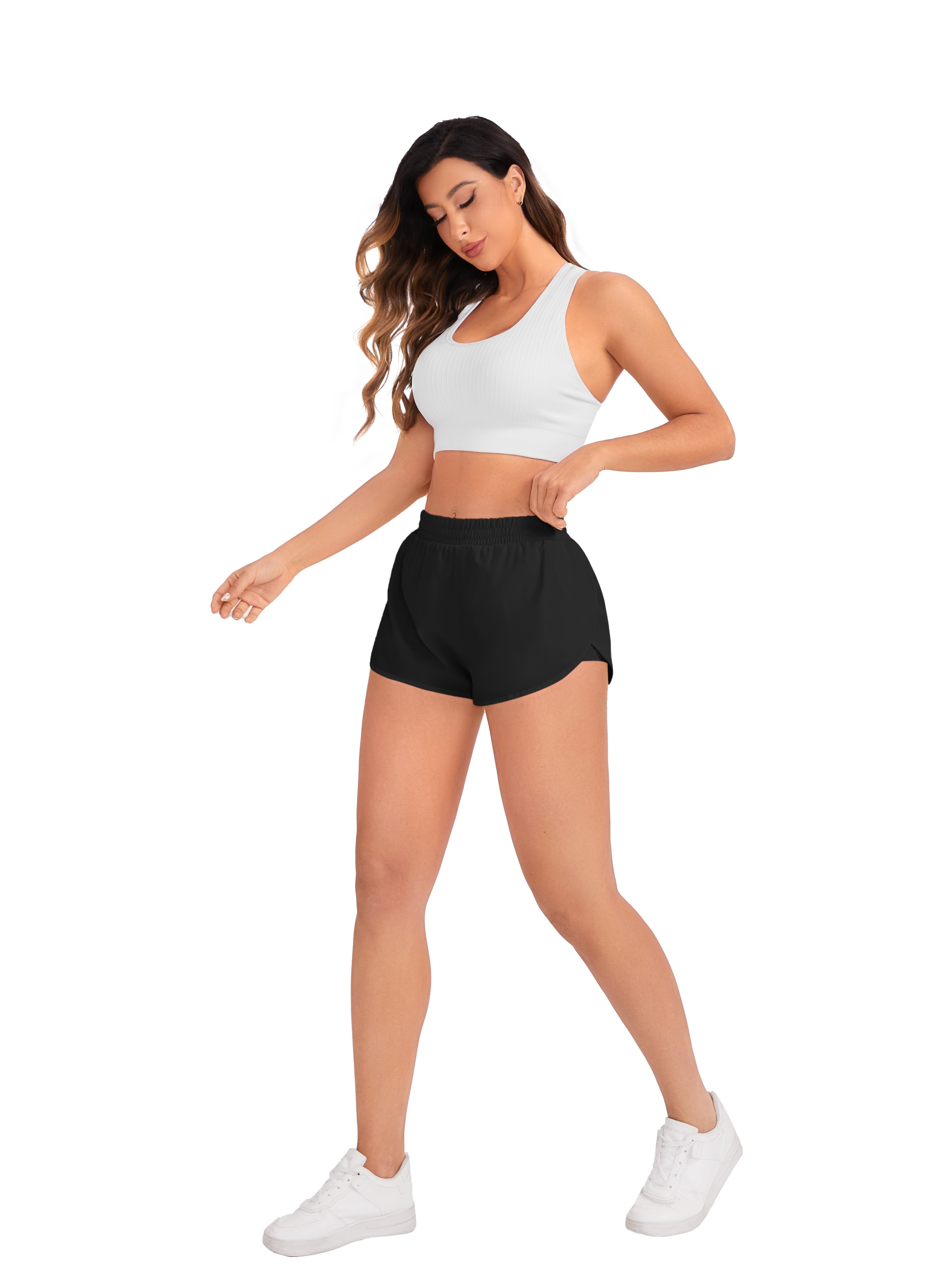 shorts de yoga athlétiques décontractés pour femmes Détails du produit 39