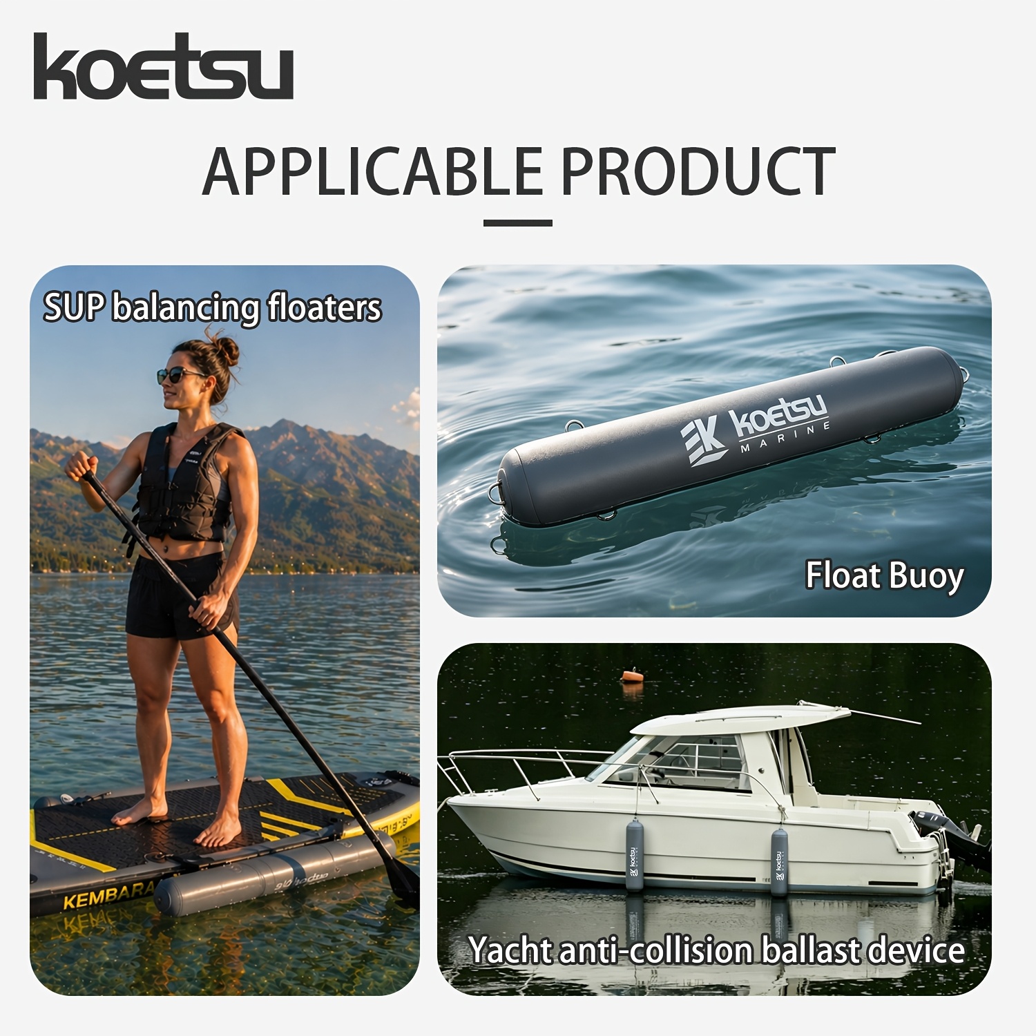 KOETSU Paddle Board Stabilizer Float Set for SUP & Kayak