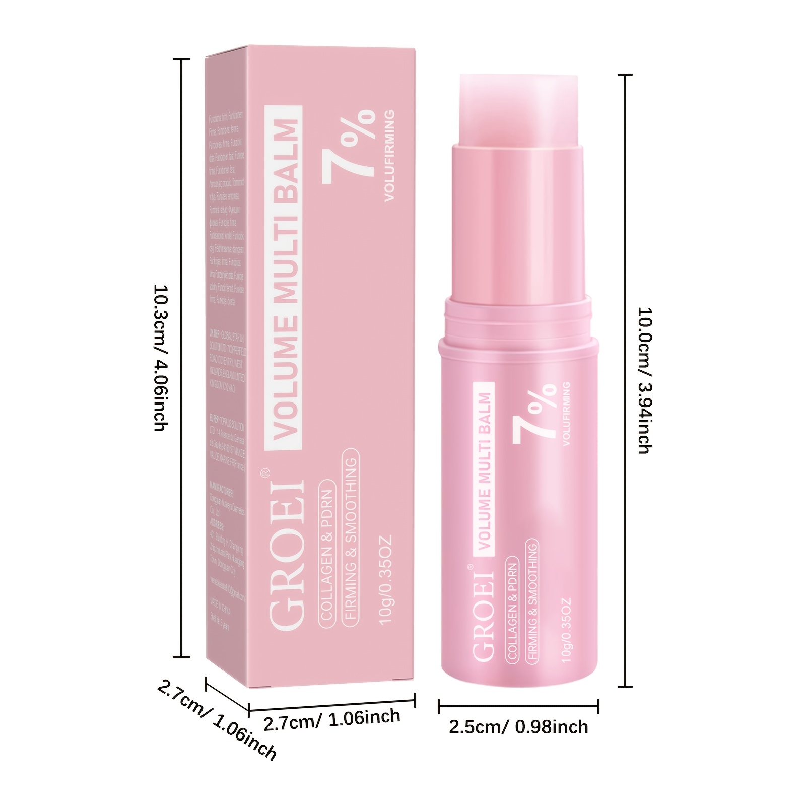 2pcs GROEI Collagen PDRN Multi-Effect Plumping Stick