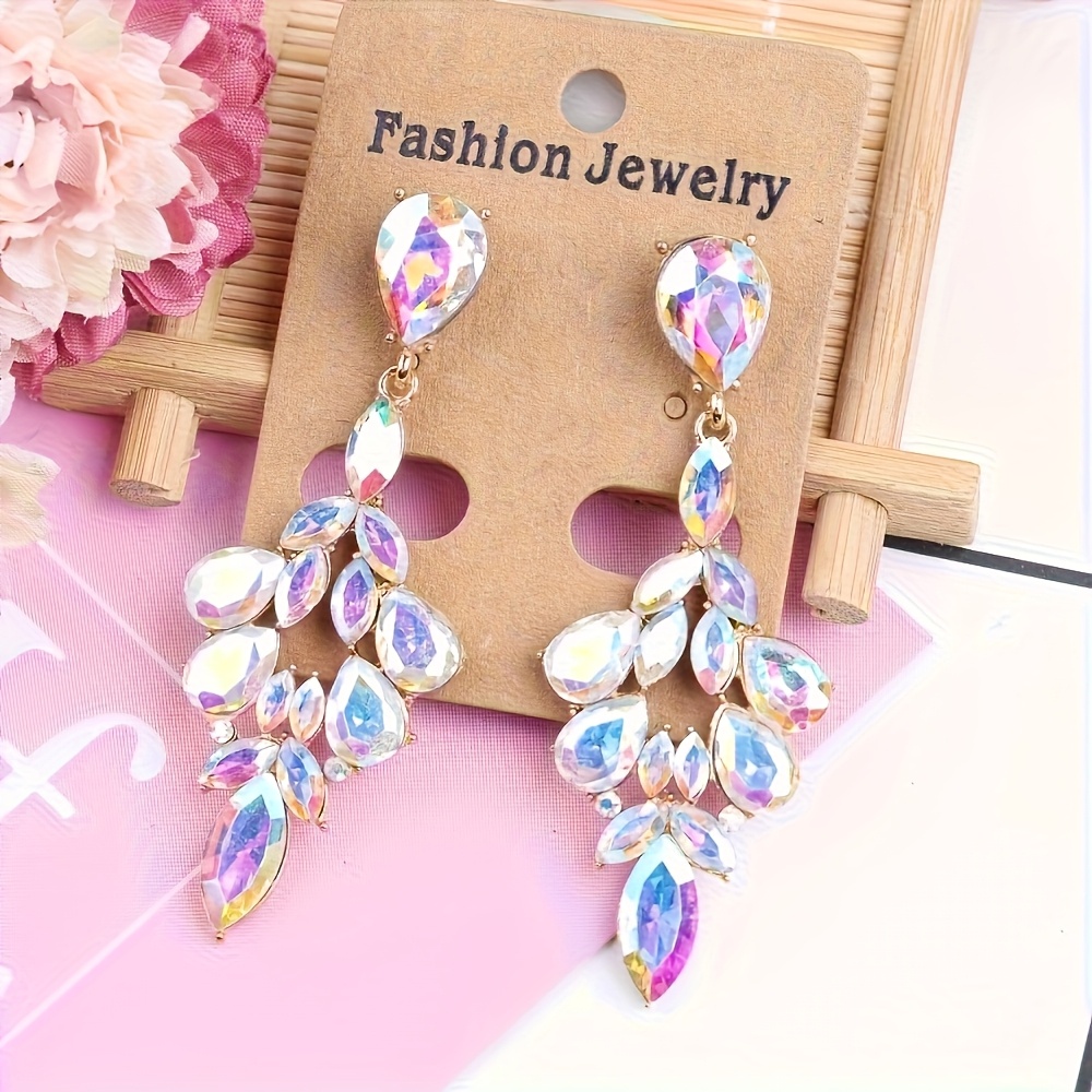 E-shop Edle, farbenfrohe Ohrringe mit Quasten aus Kunstharz, luxuriöse und Design-Ohrringe, modische und elegante Party-Accessoires, unverzichtbare