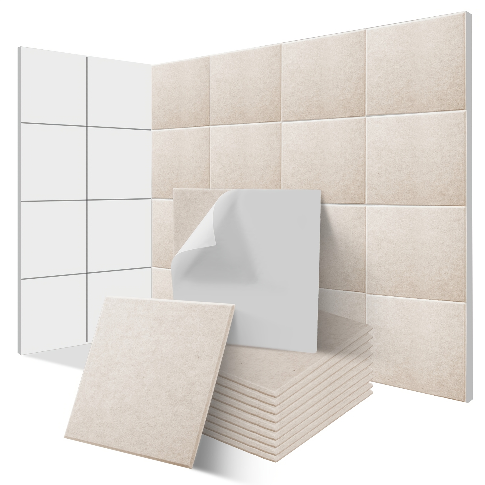 24-pack Soundproof Foam Board Thick Acoustic Foam Panels Soundproofing Panels Studio Acoustic Wall Panels For Studio Office Home
