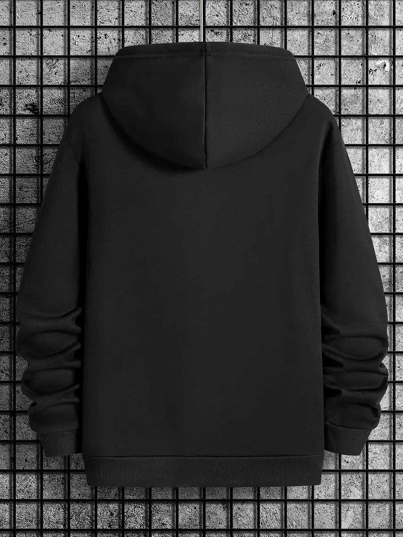 Men'S Casual Hoodie Featuring a "2Pac Rap Hand-Drawn" Print on The Back, Long-Sleeve Pullover with a Front Pocket, Machine Washable, Warm Sweater for Autumn And Winter, Everyday Pullover, Durable Patterned Sweatshirt. - Image 9