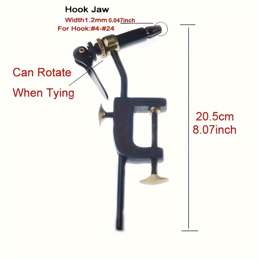 Rotary Fly Tying Vise C clamp Fly Tying Tool Fly Fishing - Temu