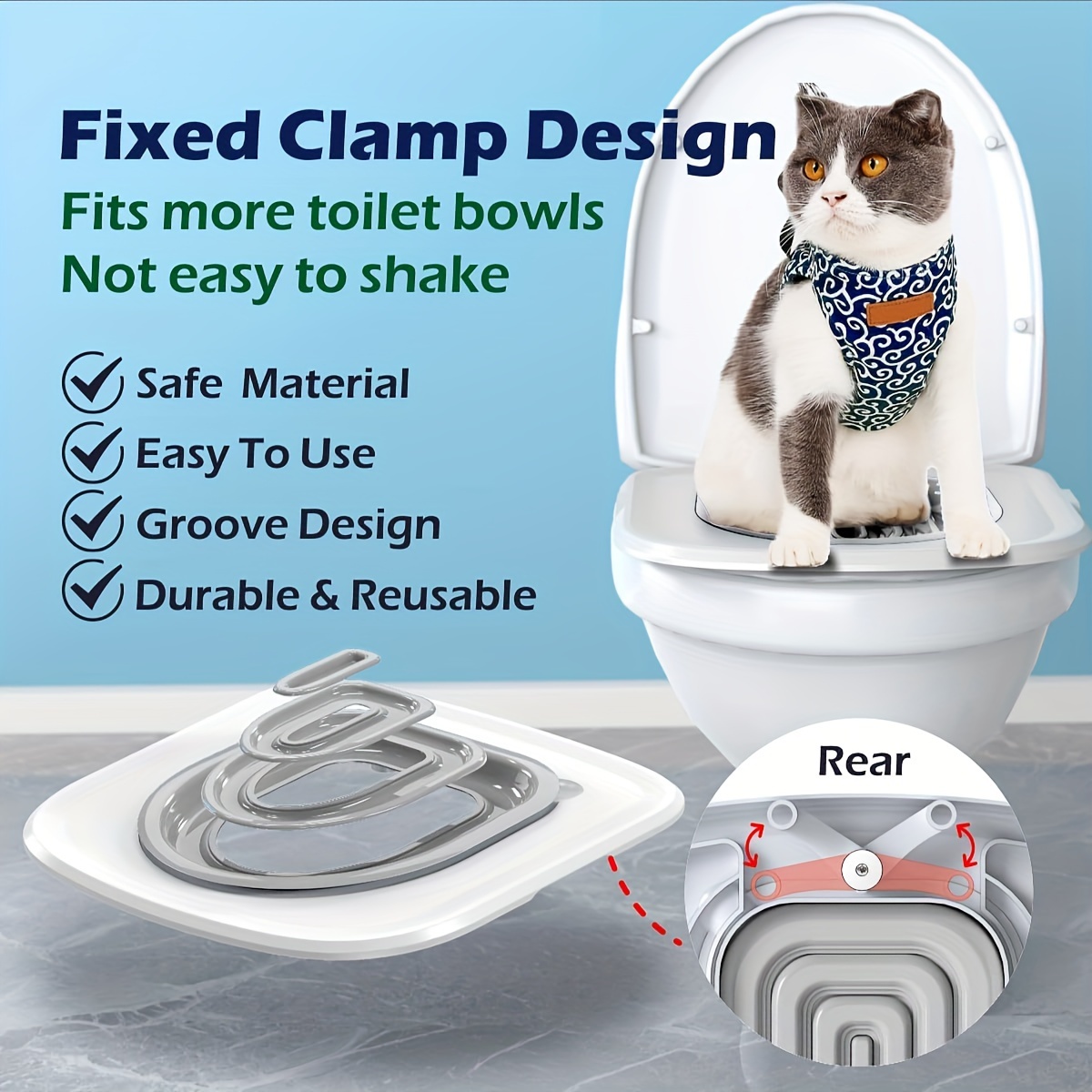 Cat Toilet Training System Cat Toilet Trainer Urinal Seat Temu