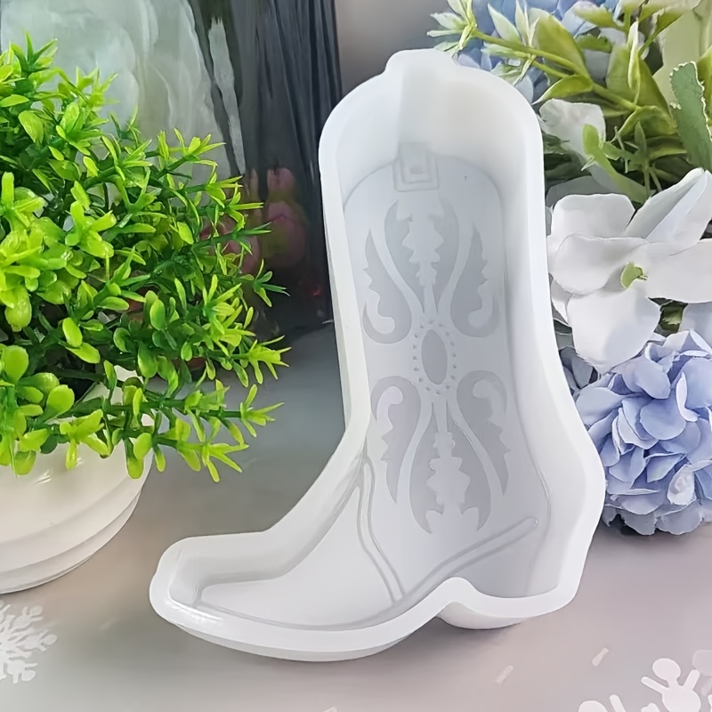 TEMU Moule en silicone pour bottes à , style voiture, bougies faites à , savons, moule en silicone