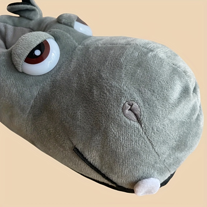 unisex hippo plush house slippers cute cartoon Temu Germany
