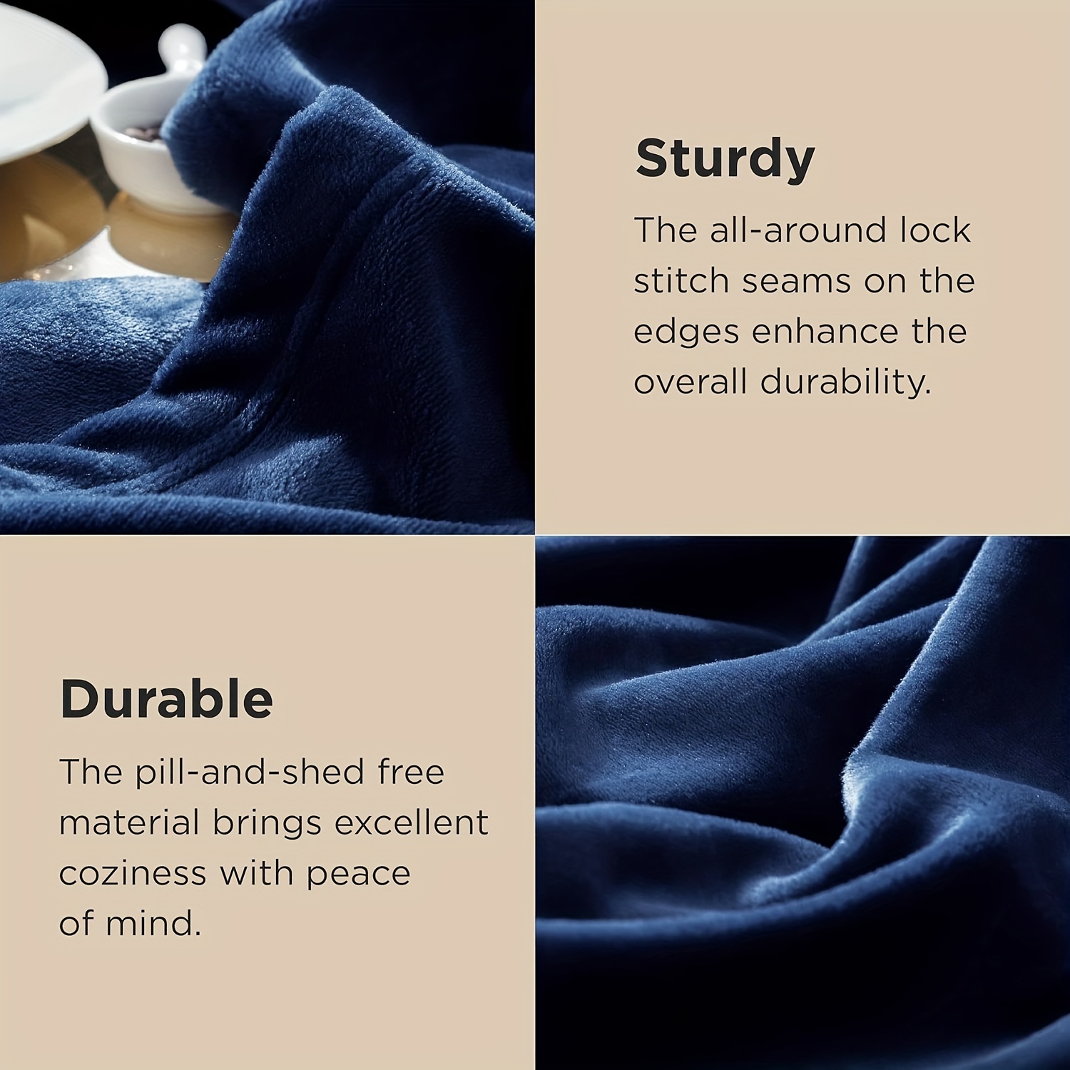 1pc big fleece blanket oversized king 120   soft cozy extra large 300gsm flannel blanket for couch bed sofa camping california warm blanket   details 3