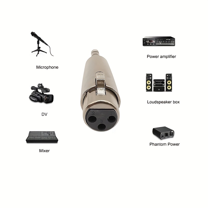 WYMECT 1/4 TRS to XLR Female Adapter Female XLR to 1/4 India