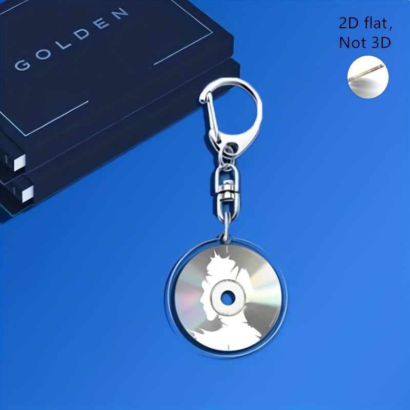 2d flat 1 8pcs acrylic kpop mini cd keychain - Temu Chile