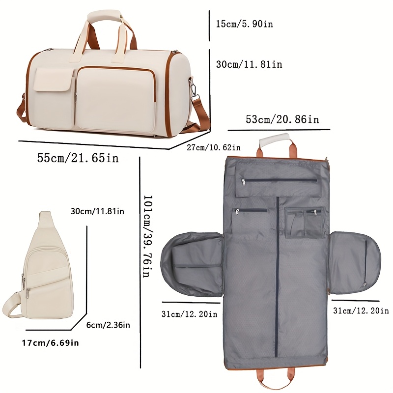 Alternative view of Moqueta de Nylon para Mujer, Bolso Multifuncional con Compartimento Separado Seco/Húmedo y Diseño de Zona para…