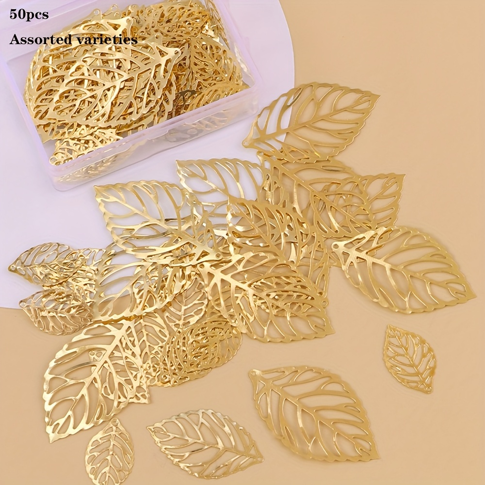 Ywli 50pcs/box Yellow White Mixed Accessories&jewelry Making Supplies