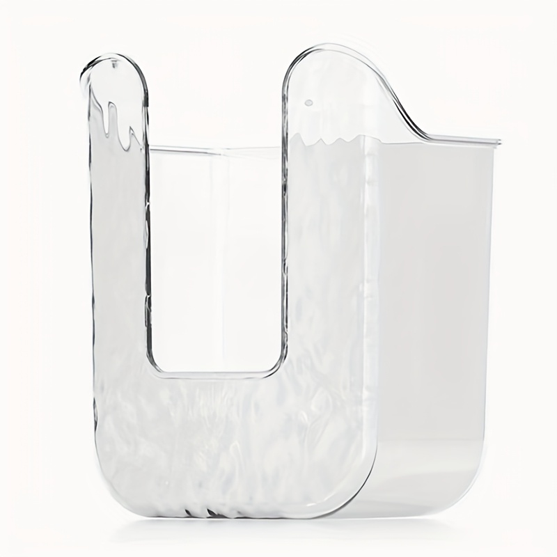 TEMU 1 Sets Of Wall Mounted Wipes Dispenser, Toilet Paper Holder With Wipes Storage, Bathroom Acrylic Wipes Container, Kitchen Wipes Storage Box,