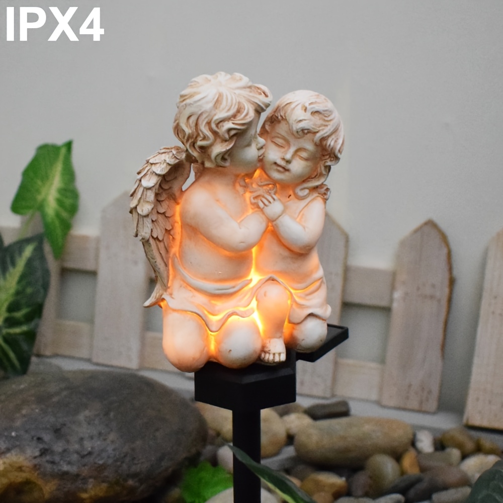 1pc zonne energie engelen figuur tuinpaal licht oplaadbaar - Temu  Netherlands, image size:1000x1000