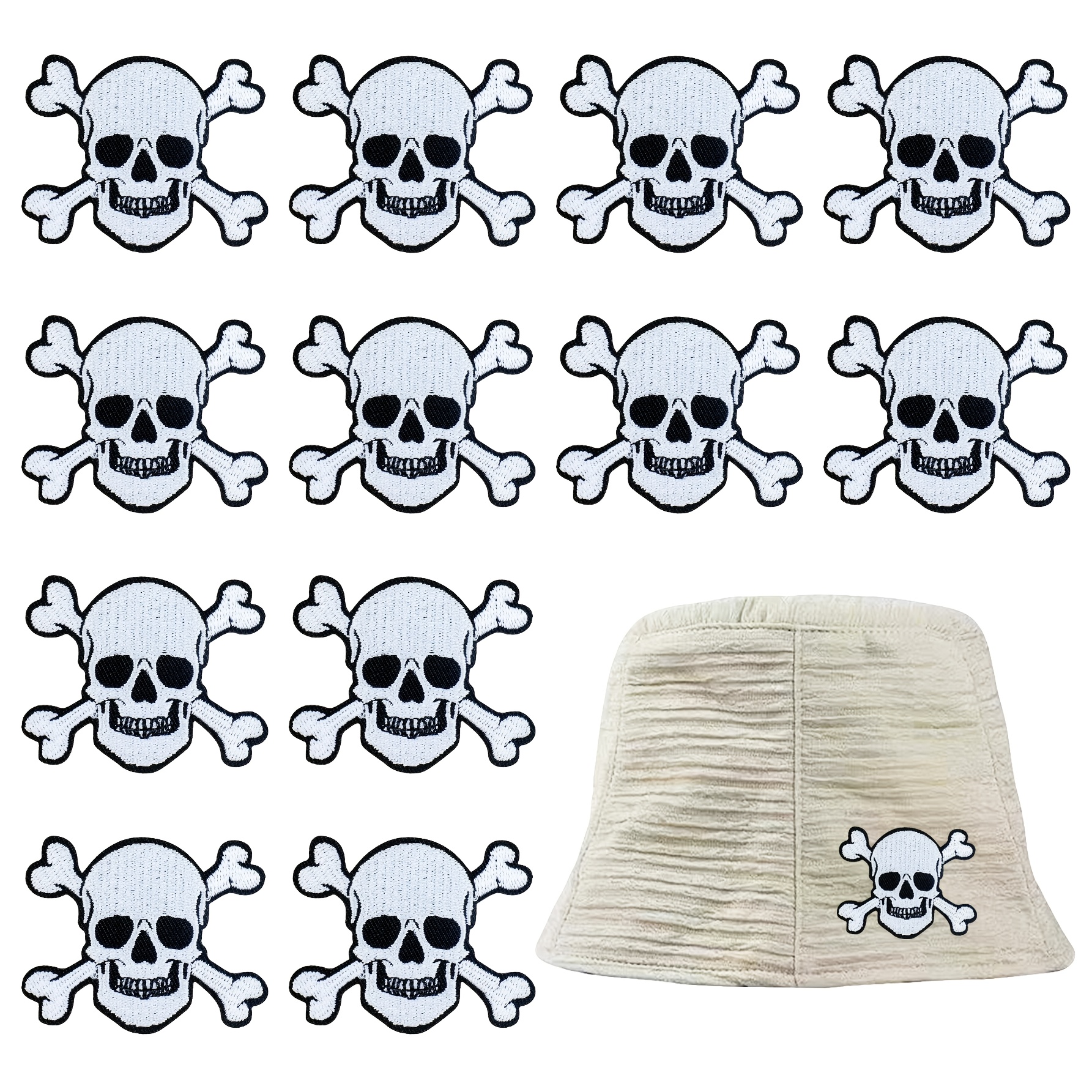 12pcs Pattern Embroidered Patches, Suitable For Clothing, Bags, Hats, Jeans, Jackets, Dresses, Creative Handicrafts