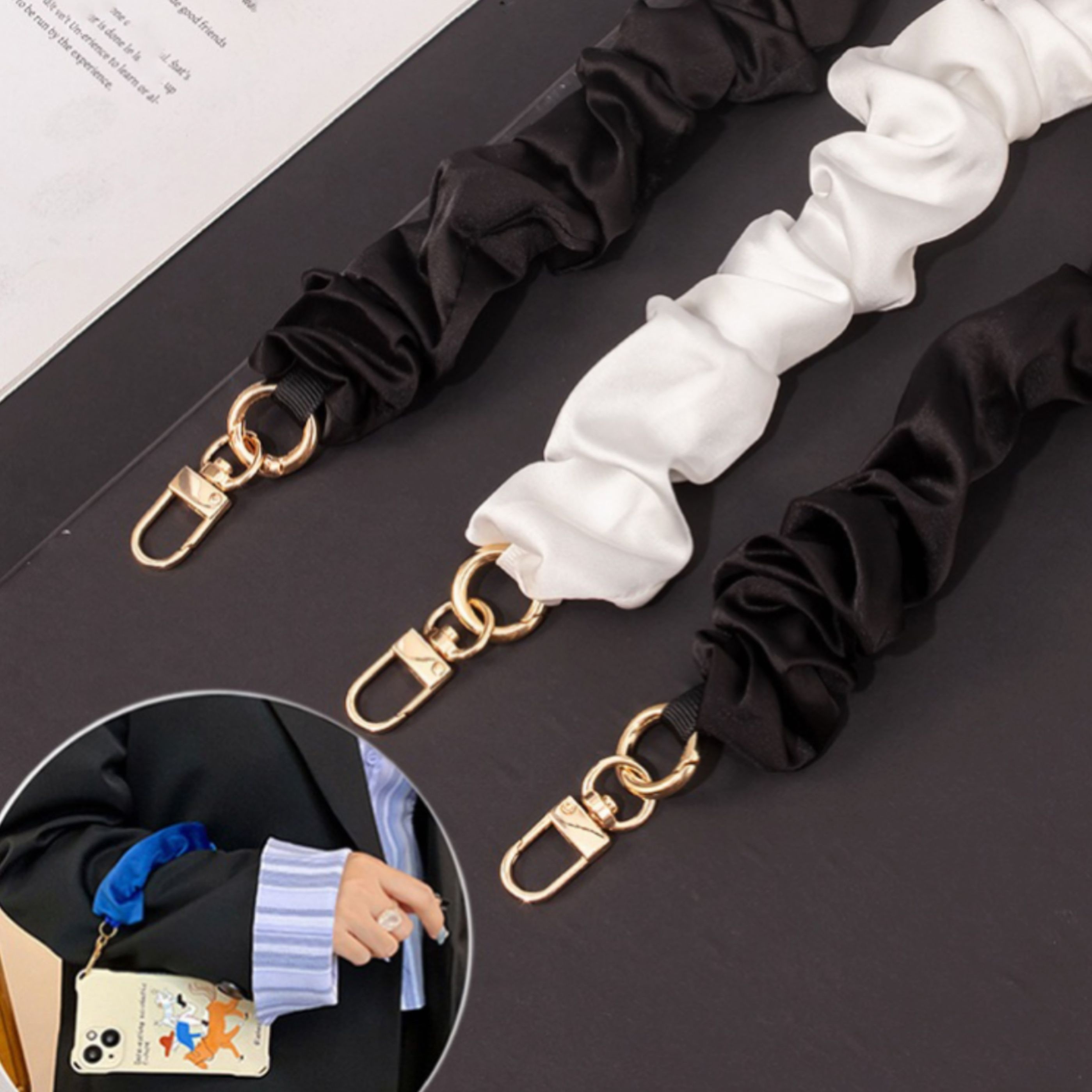 

1pc Fashionable Wrist Lanyard In , Short Mobile Phone Strap