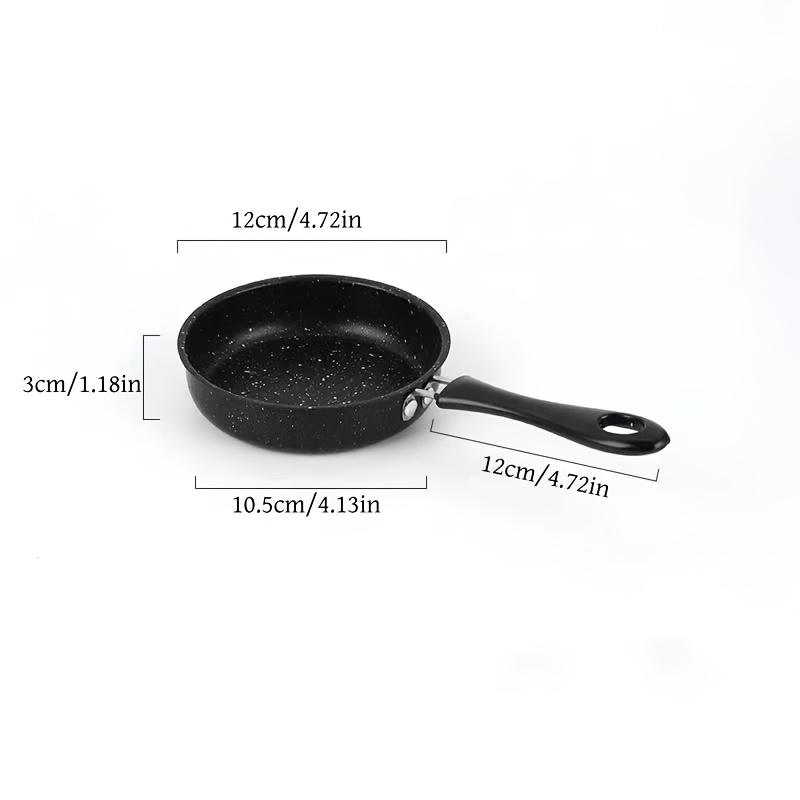 TEMU Maifan Stone Home Pot Mini Induction Cooktop Breakfast Small Pot Universal Flat Bottom Pan Fried Egg