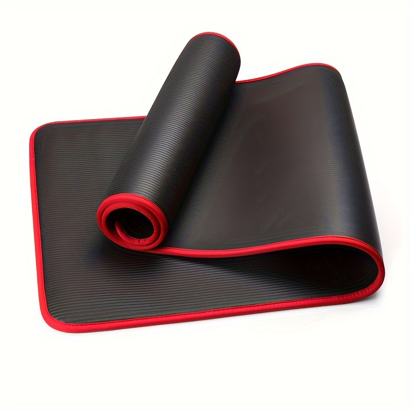 

1pc Durable Nbr Fitness Mat, Non-slip Thicken Fitness Mat, Suitable For Body Shaping, Fitness Training, Yoga And Pilates