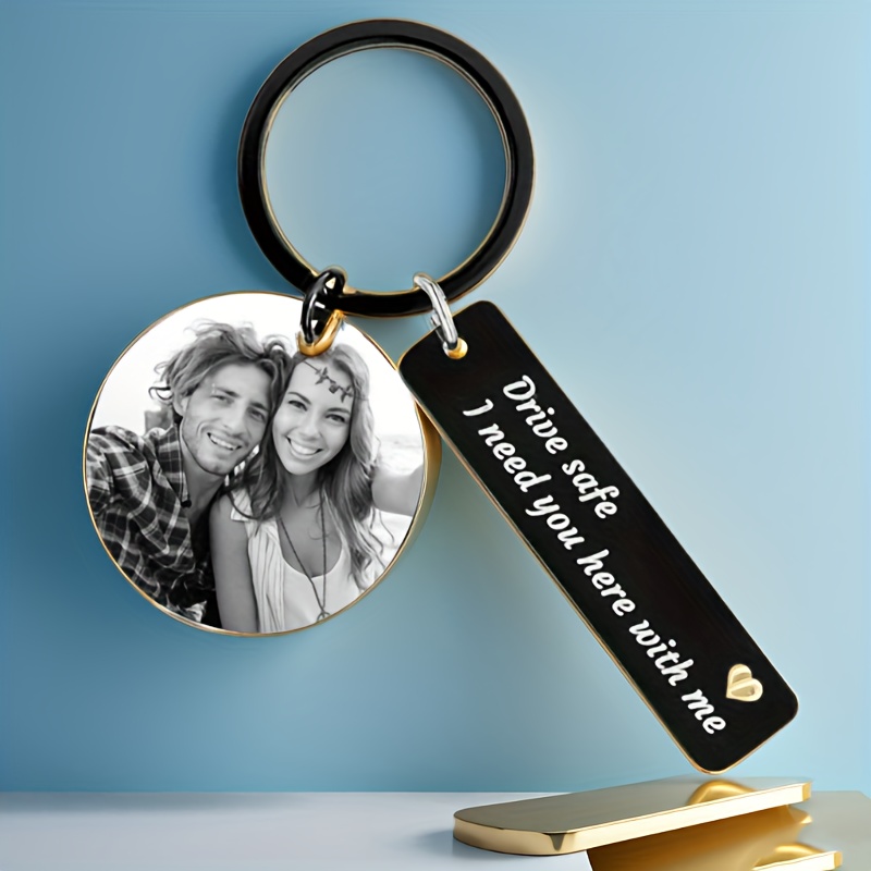 

Personalized ', I You' Keychain - Stainless Steel, - For & Girlfriends,