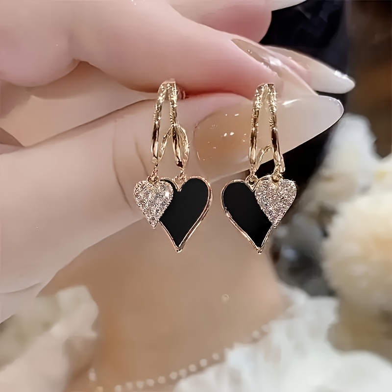 TEMU Pendientes Mujer 2024 Nueva Tendencia Fácil Otoño Invierno Joyería para Lujo Diseño de , Sin Batería