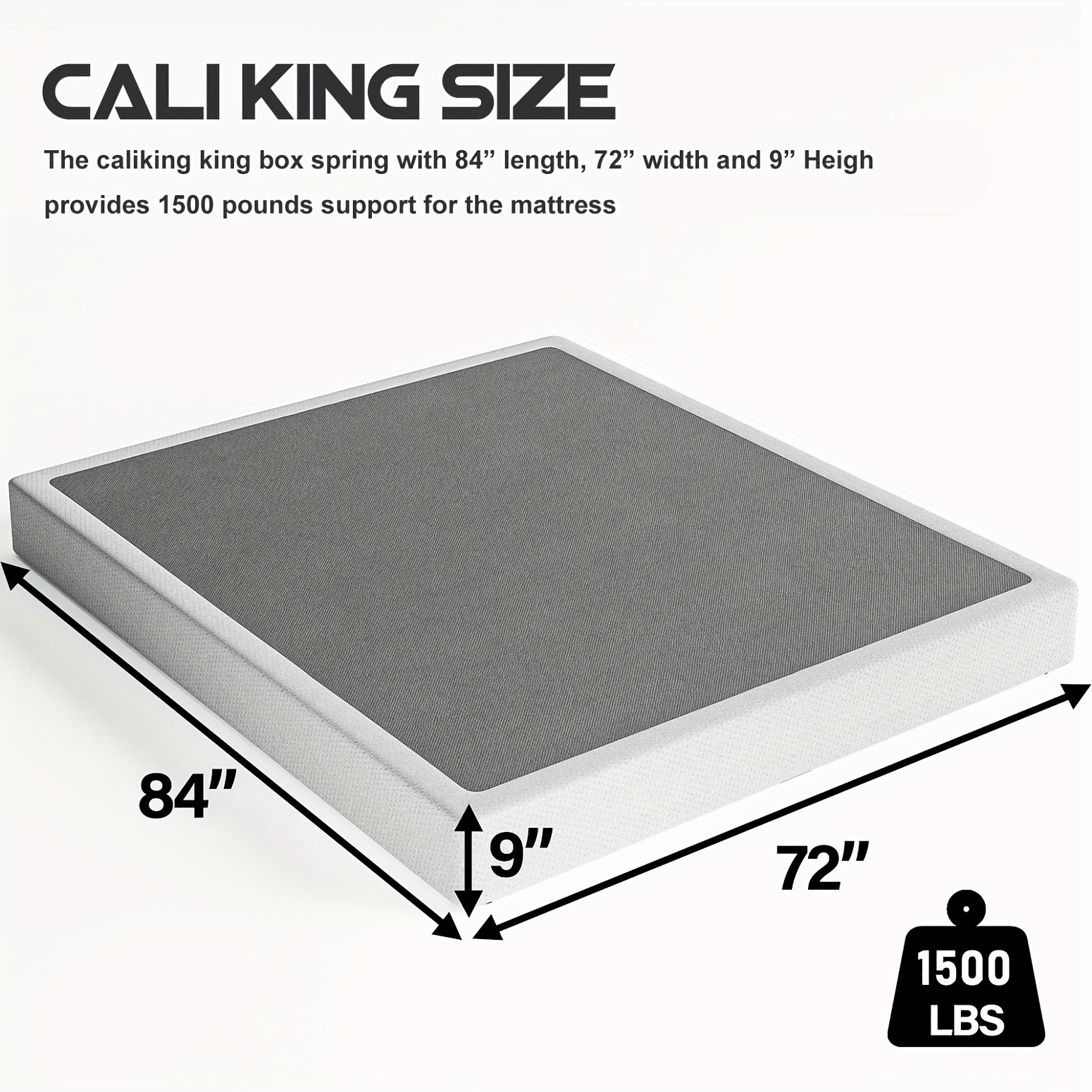 9 inch high metal box spring with a sturdy frame designed for mattresses ensuring a quiet and   experience easy to   for bedroom furniture