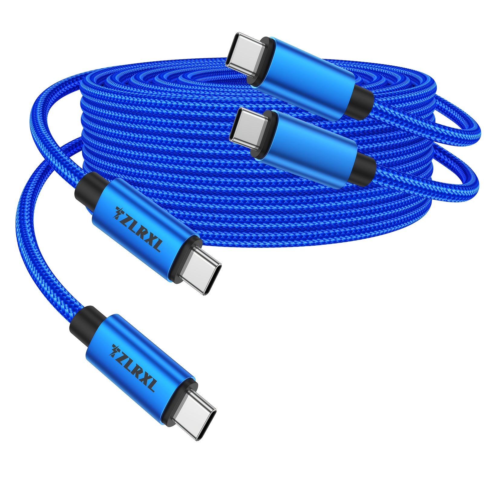 2pcs Type C to Type C Fast Charging Cable, Durable and Sturdy