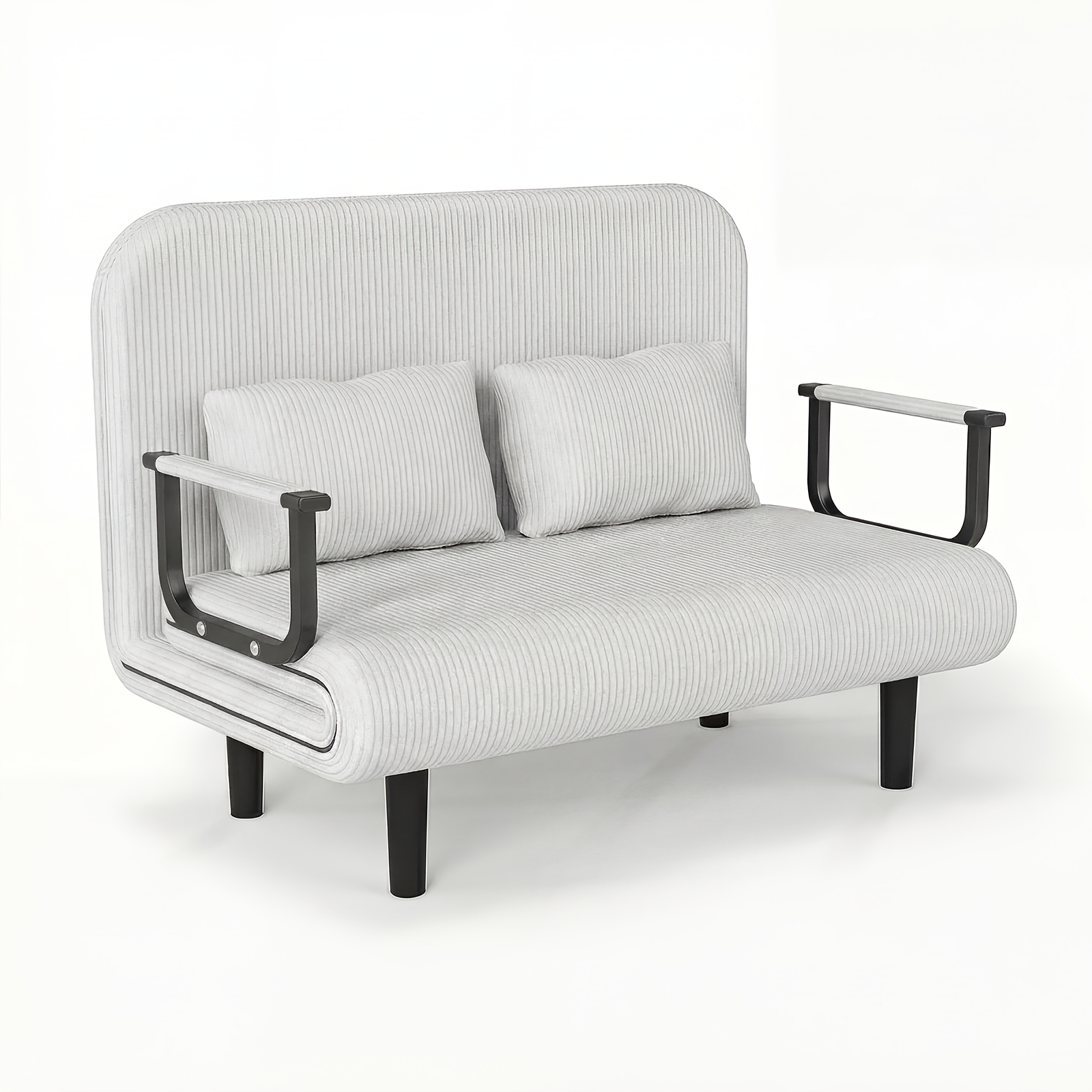 Image of Foldable Double Sofa Bed, Fleece Fabric, Comfortable And Durable, 120cm X 190cm, Lightweight, 16kg, Load-bearing Capacity, Suitable For Bedroom, Multiple Colors , Popular Gift