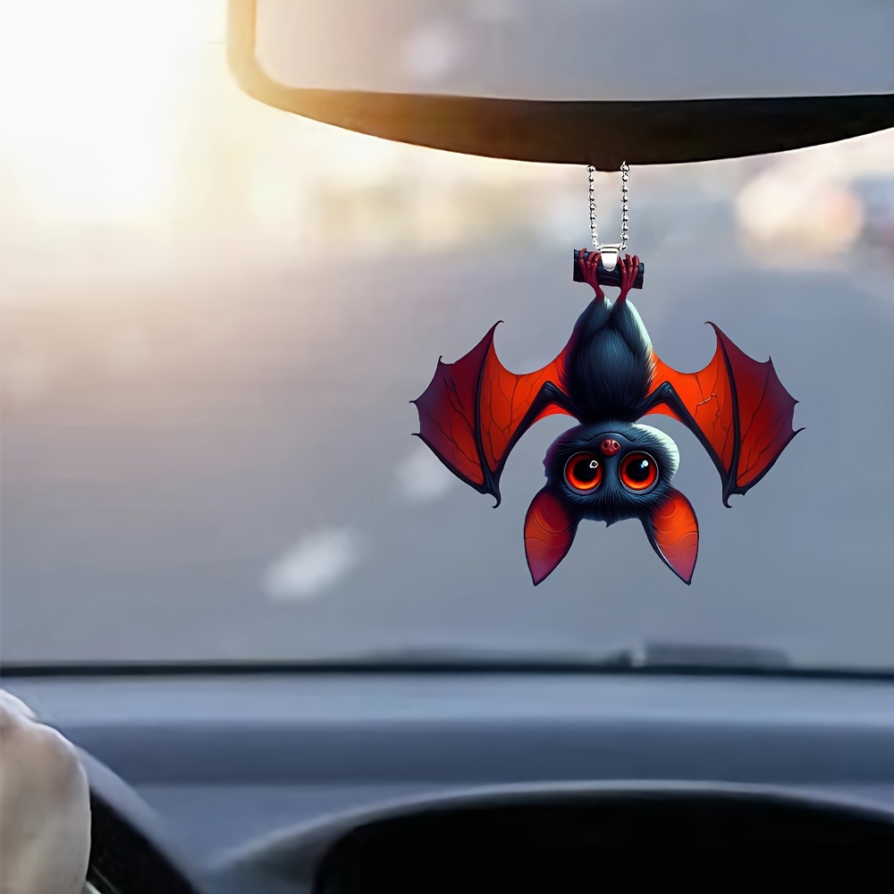 

Versatile Acrylic Bat Hanging Decor - Perfect For Rearview Mirror, Home, Garden & Balcony - Ideal Gift For Friends & Family