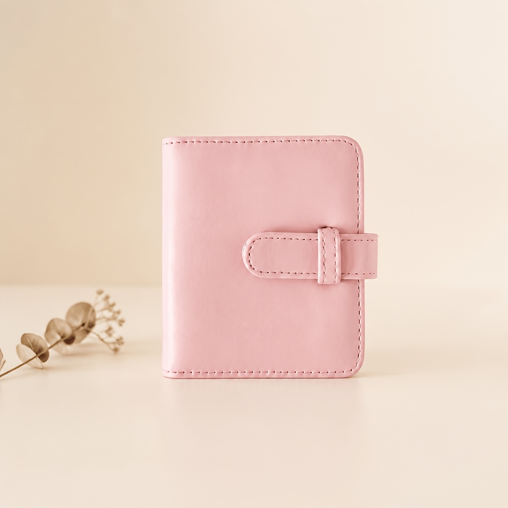 TEMU 1pc Strapless Wallet With Id Card And Bank Card Slots, Anti-theft Card Holder 2x3 Inches 32 Slots Mini Album For Fujifilm Mini Film 3 Inch
