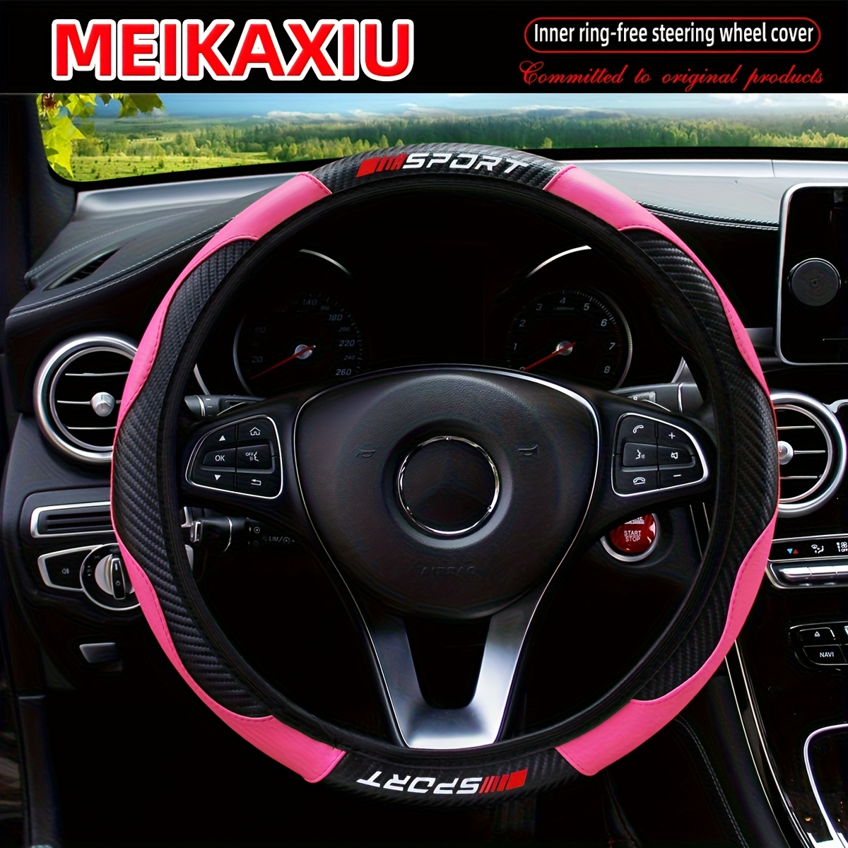 Elastic Car Steering Wheel Cover