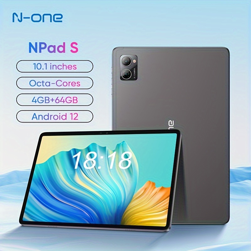 

N-one Npad S 10.1 Inch Ips Hd Display Mtk8183 Octa Core 2.0ghz 4gb Ram 64gb Rom Camera 2mp+5mp, 6600mah Battery, Android 12 Tablet.