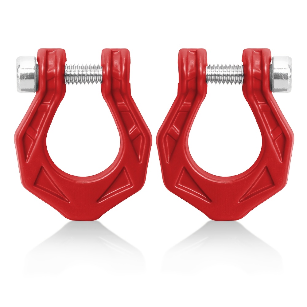 TEMU Écrous à œil en U de remorquage en métal CNC 15,5×20,5 mm pour RC Crawler 1/18 1/24 FCX18 LC80 TRX4m SCX24 Pièces décoratives