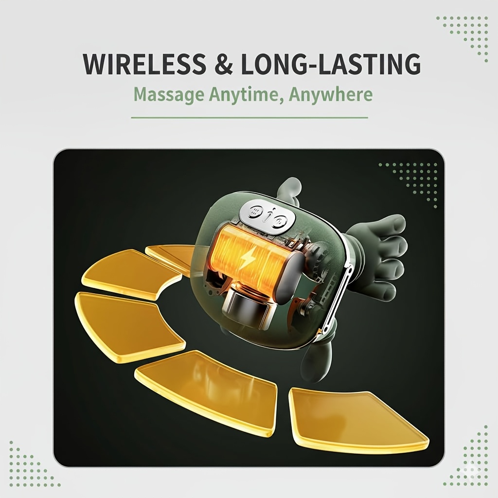 4D Neck Massager for Deep Kneading, Multifunctional Portable Electric Massage Pillow for Neck, Shoulders, And Back; a Mini Portable Device for Deep, Perfect As a Birthday Or Christmas Gift for Your Girlfriend, Boyfriend, Or Parents.