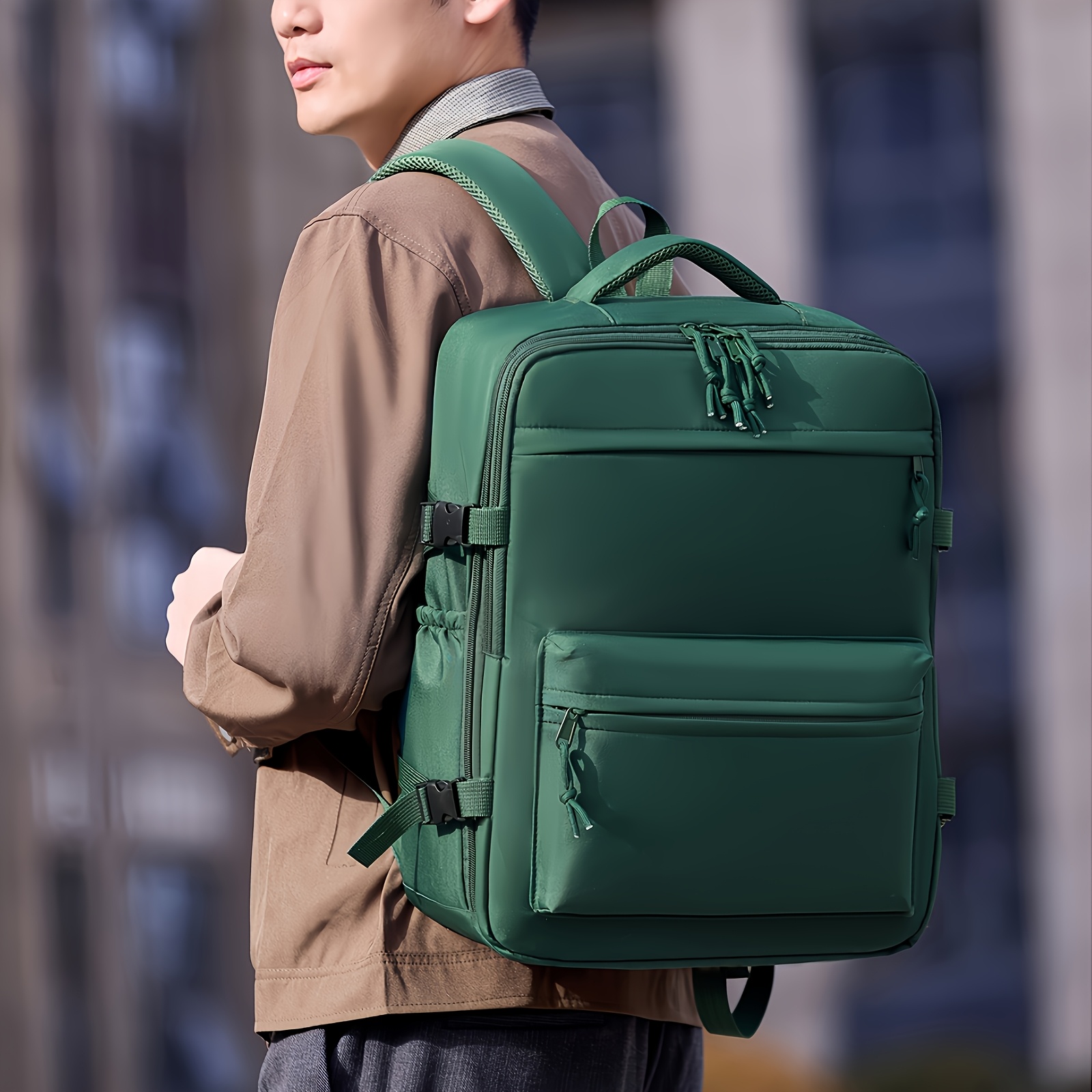 1pc Laptop Backpack for Men & Women, Large Capacity