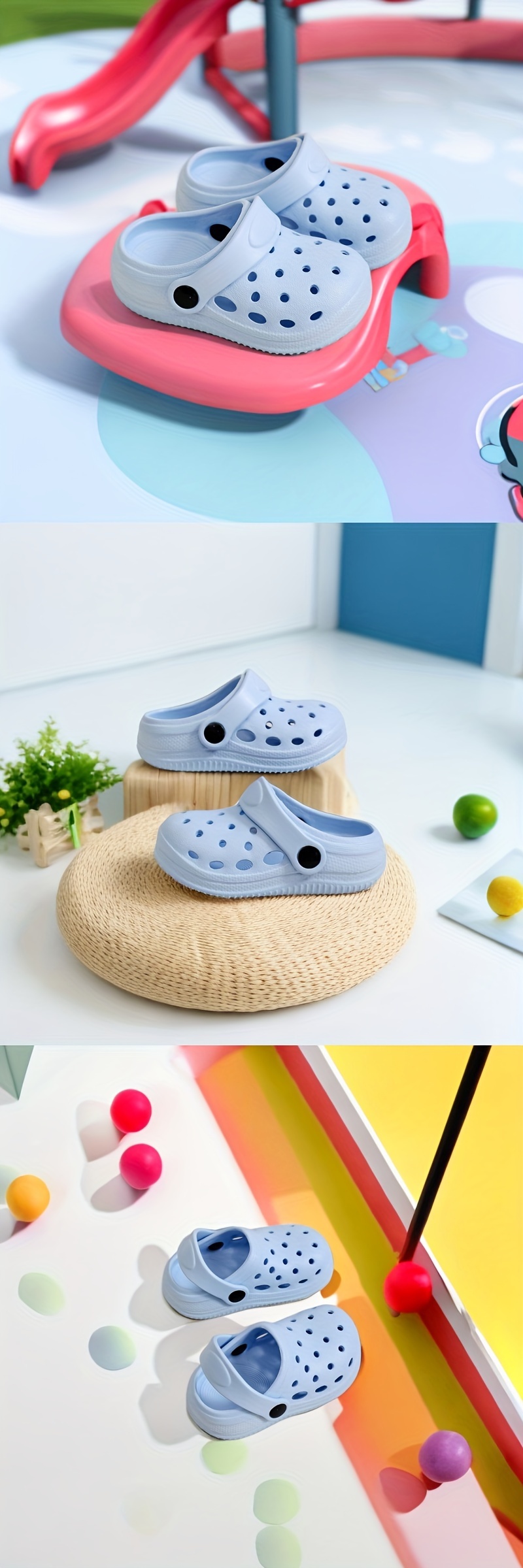 New Style Hole Hole Youngsters's Cute and Fashionable Casual EVA Slippers for Men, Women and Youngsters, Outdoor and Indoor Anti-slip Slippers