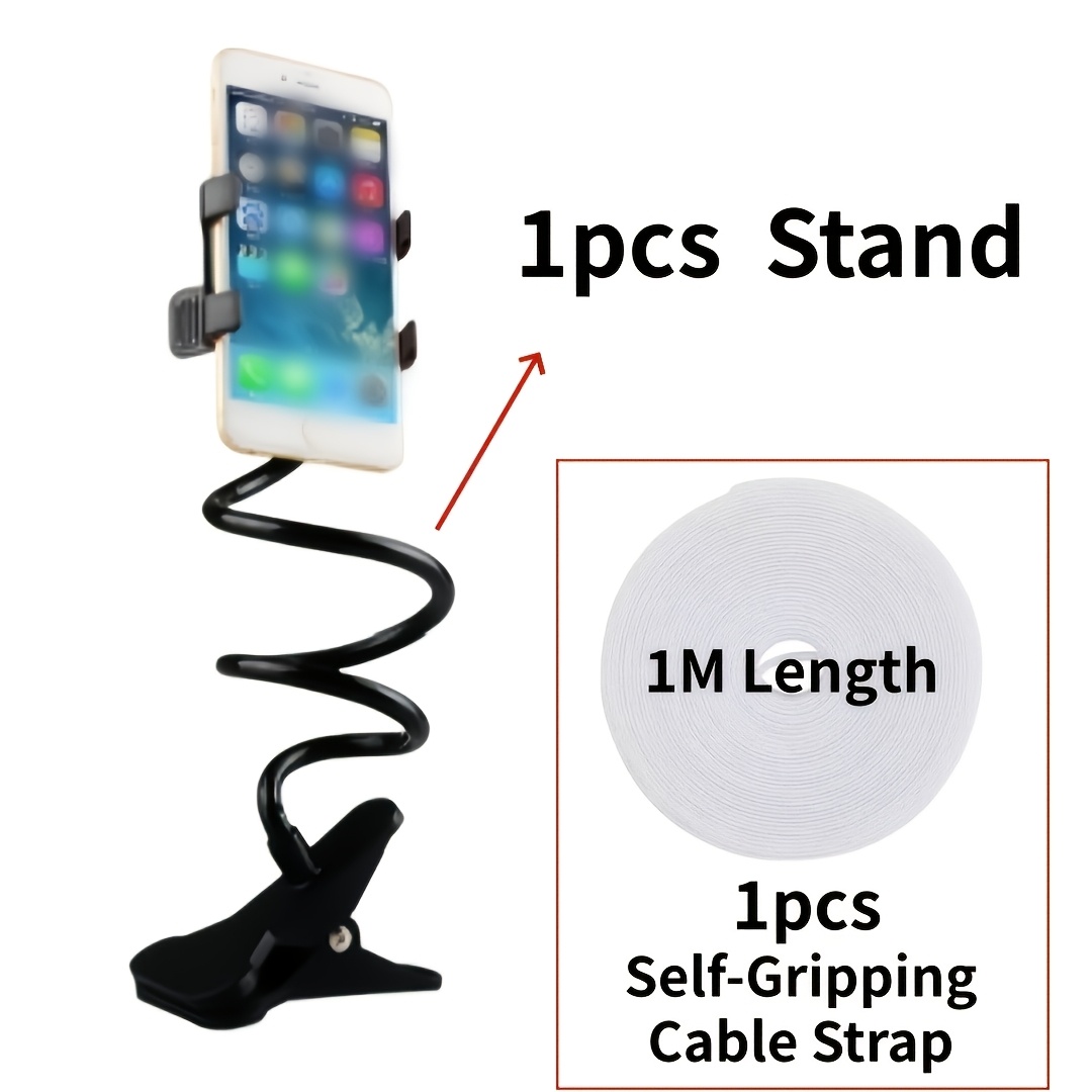 TEMU Juego combinado de 2 piezas/Soporte universal de 360° - Estable y sin temblores + Compatible con los teléfonos + Ángulo ajustable, universal de