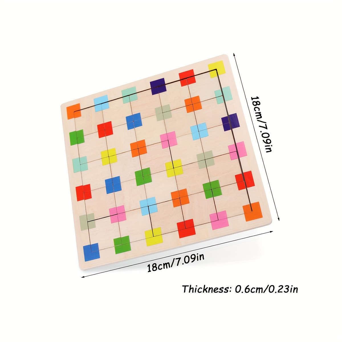 Colorful Geometric Brain Teaser Puzzle Game