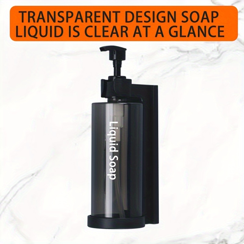 Wall-mounted Soap Dispenser For Hotel Bathroom Shampoo, Shower Gel, And Hand Press Bottle