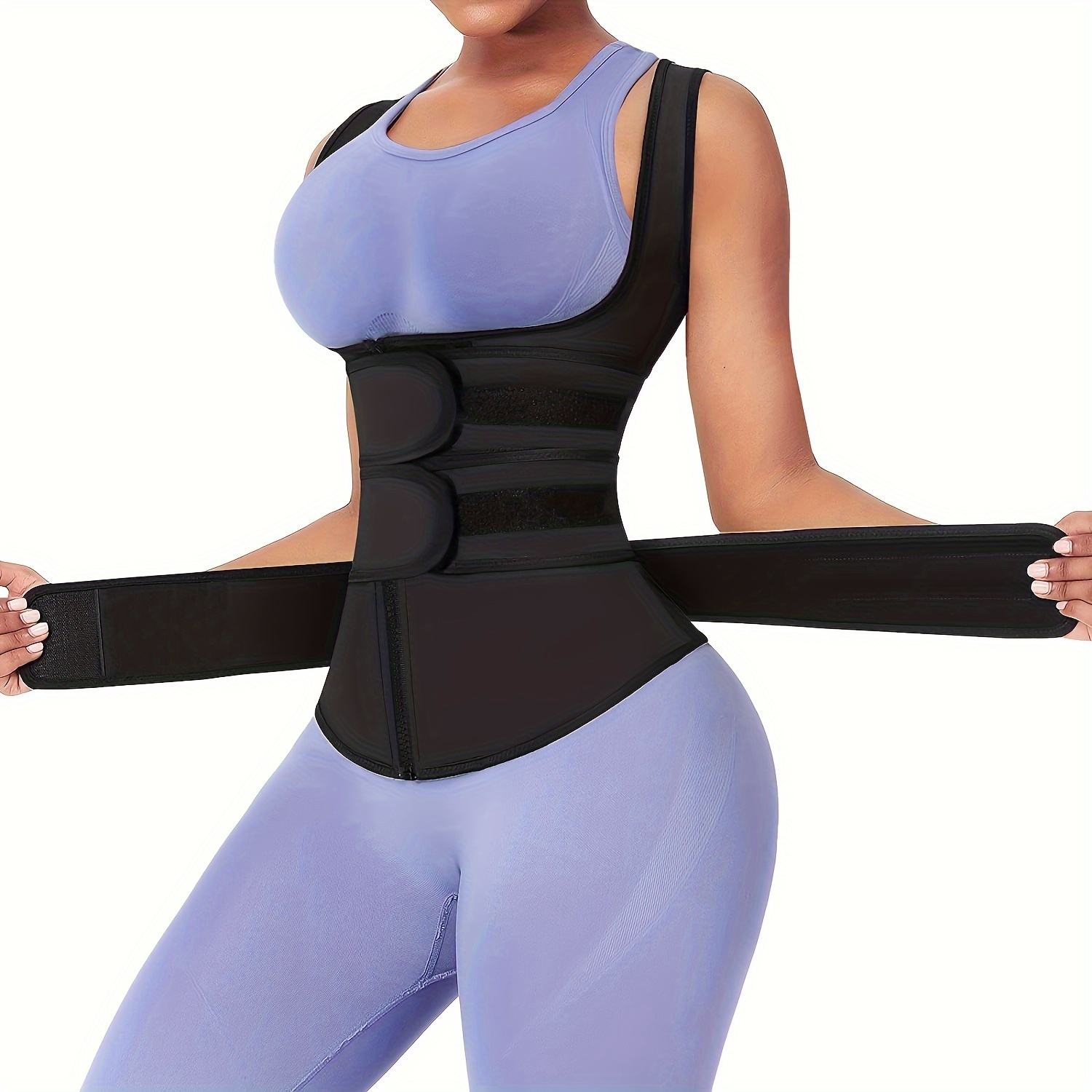 

Neoprene Waist Trimmer Belt For Women - Adjustable Slimming Belt With Hand Washable Operation Instruction, Majorly Non-textile Material Composition, Designed For An Enhanced Fit - Waist Trainers Belt