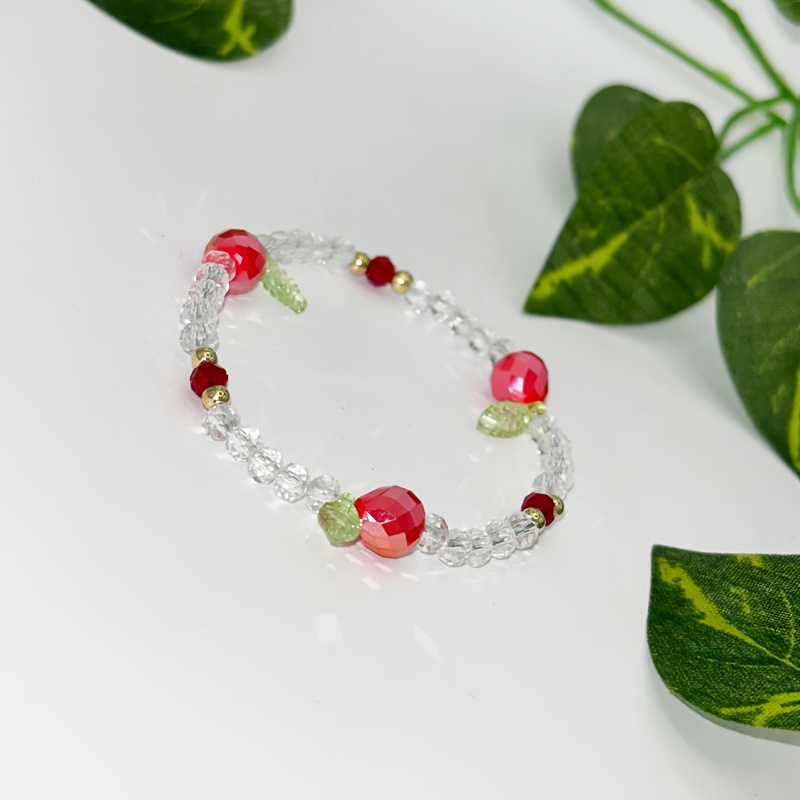 Creative Fruit Pattern Beads Women Fashion Bracelet for Summer