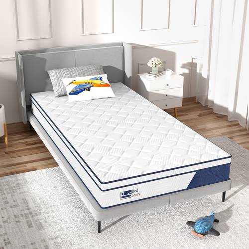 twin mattress 8 inch 6 inch medium firm support innerspring foam and spring single bed mattress 365 night trial home decor bedroom furniture