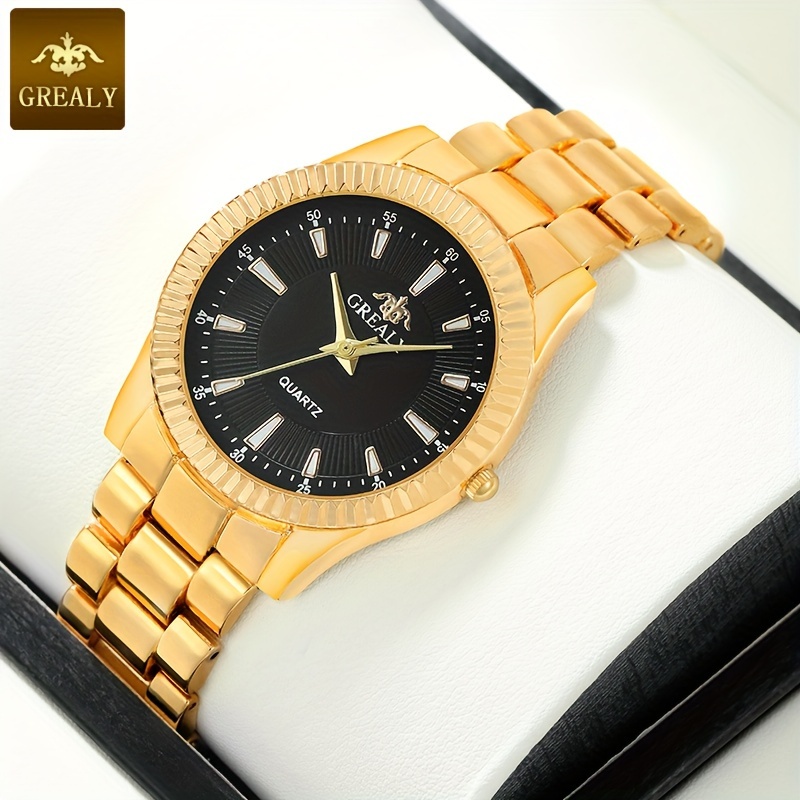

Men's Casual Simple Business Round Quartz Watch