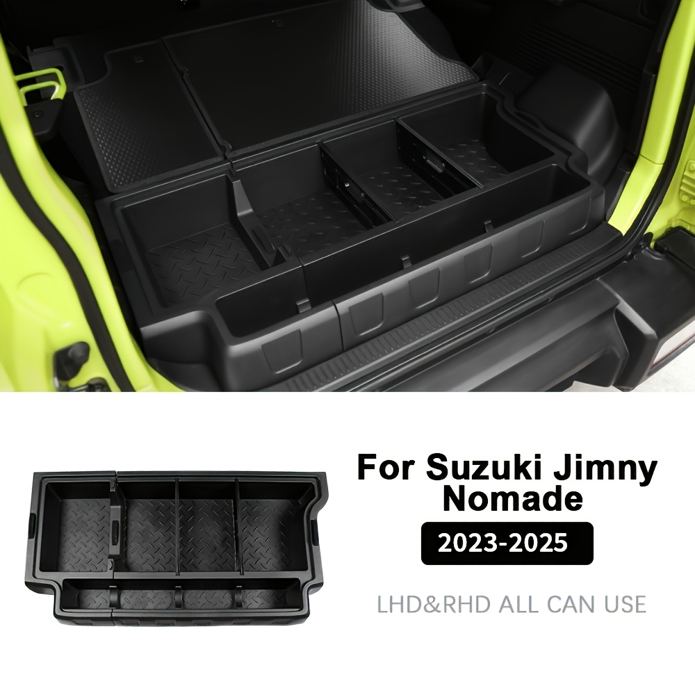 TEMU Fit For 2023-2025 Nomade Jc74w/jc74 5-door | Trunk Storage Box With Lid & Divided Slots | No-drill Modification | Trunk Organizer Helper |