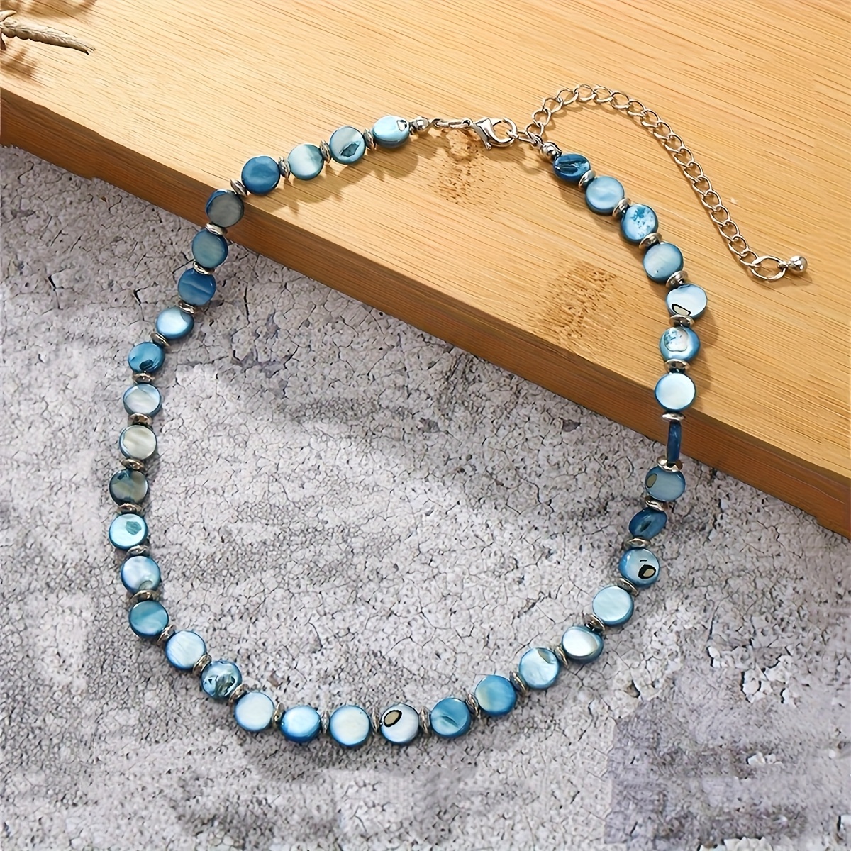 E-shop 1 Einfache stilvolle Bohemian Strandurlaub Muschelperlenkette