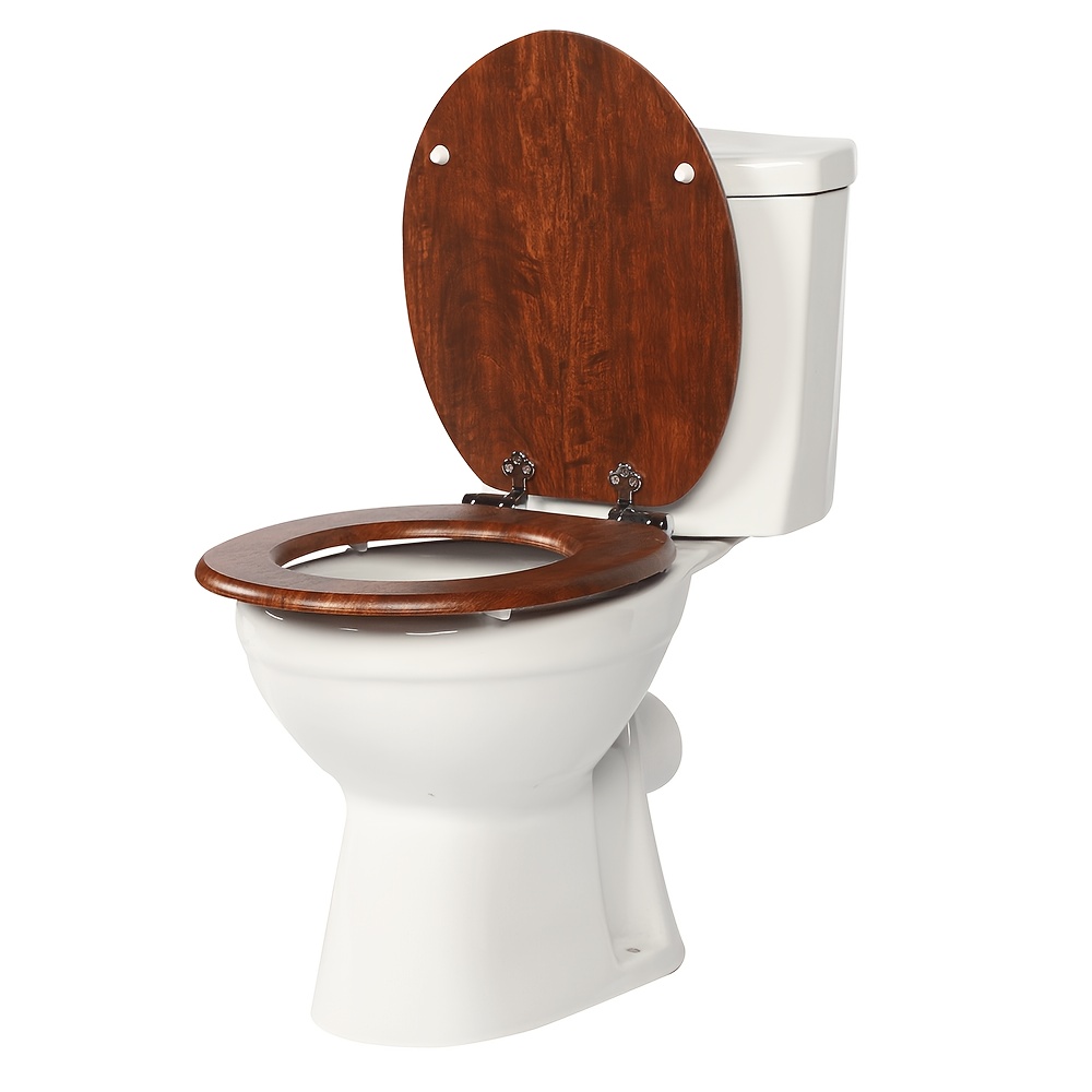 Image of Sainos Wc With Soft Close, Mdf , Stable Quality, Toilet Lid Toilet