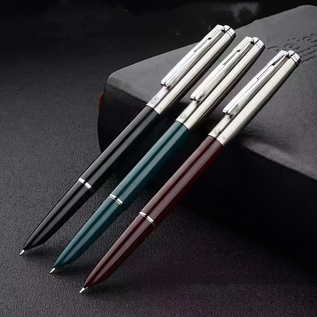 

1pc/3pcs/6pcs Classic Hard Pen, Equipped With 0.38 Pen Nib, Suitable For School And Office, Lightweight And Smooth Writing