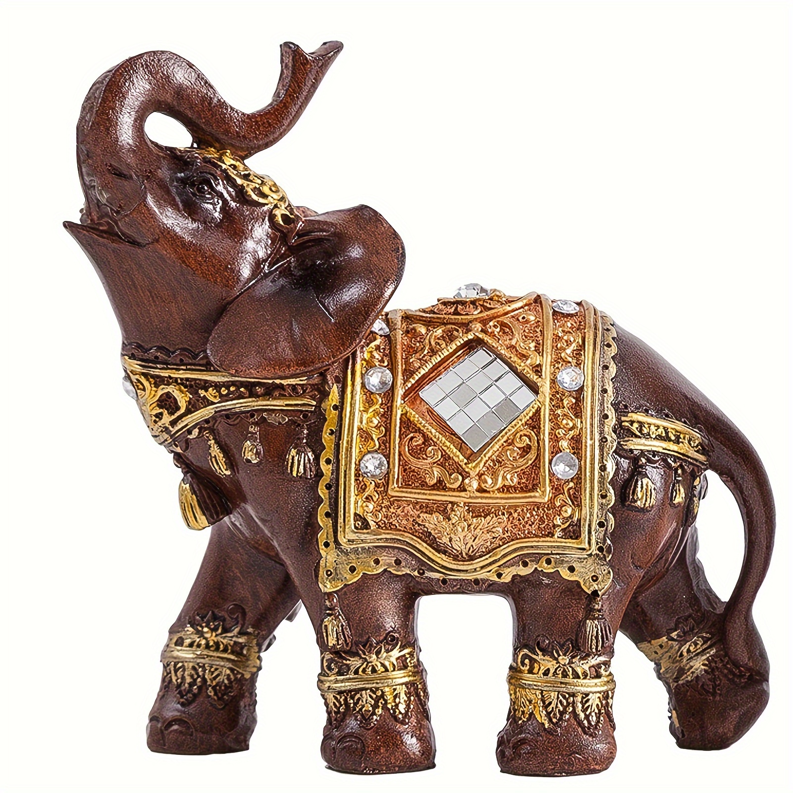 

Elephant Decoration Statue Resin Elephant Ornaments For Living Room Bedroom Decor