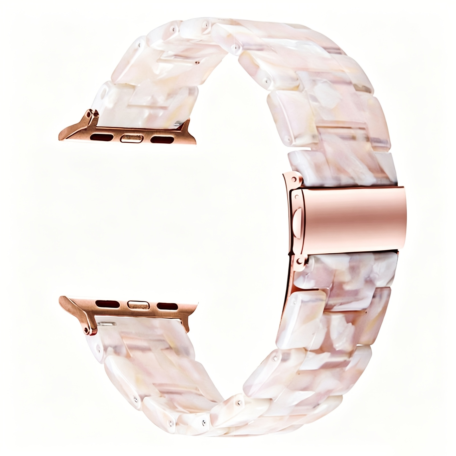 Image of Elegant Resin Strap, Compatible With For Iwatch -11 And Se, And Lightweight Strap, Suitable For Men And Women