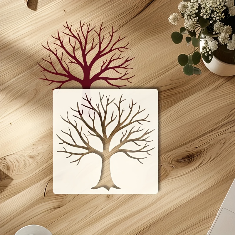 Tree of Life Craft Stencil Template for DIY Projects