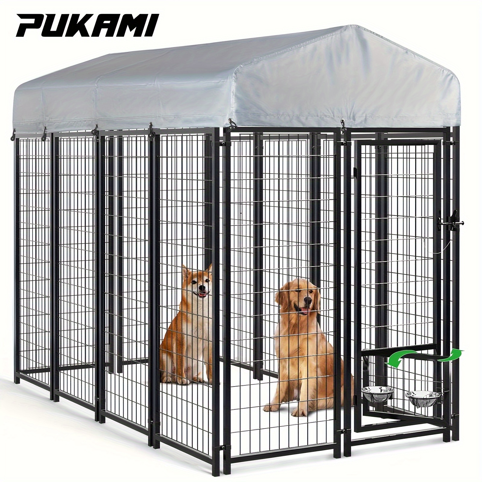 

Pukami Dog Kennel Rotating , Duty Welded , Dog Uv- , Dog Enclosure For