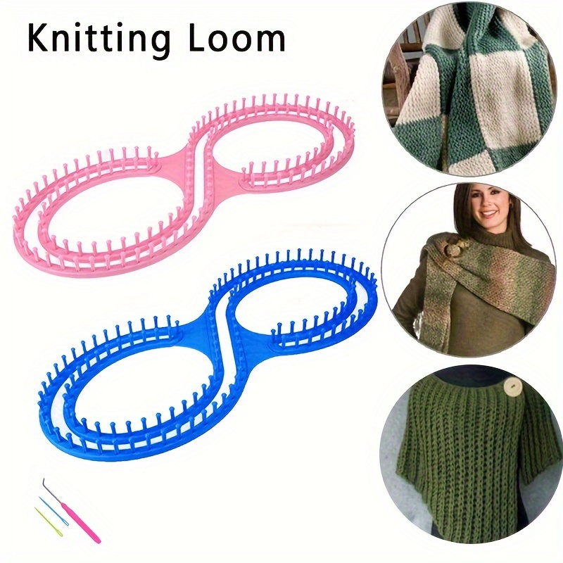 

1pc Knitting Set Long Knitting Board Weave Craft Yarn Kit Diy Tool Crochet Hooks Knitting Needles Hat Scarf Shawl Sweater Sock Blankets